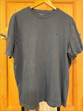 Slate Blue Cotton Men’s T Shirt Sz L